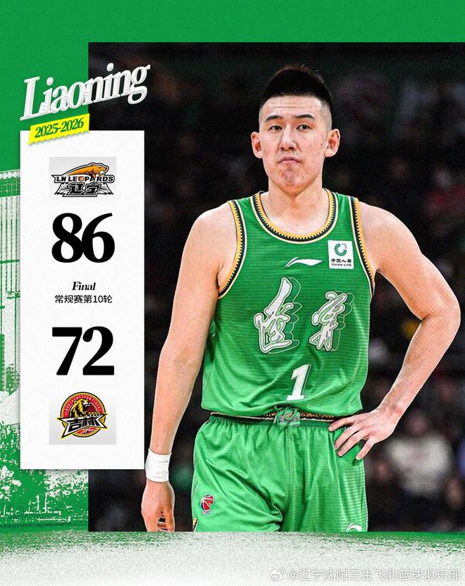 CBA-辽宁14分胜吉林结束4连败 付豪18分栾利程空砍22分