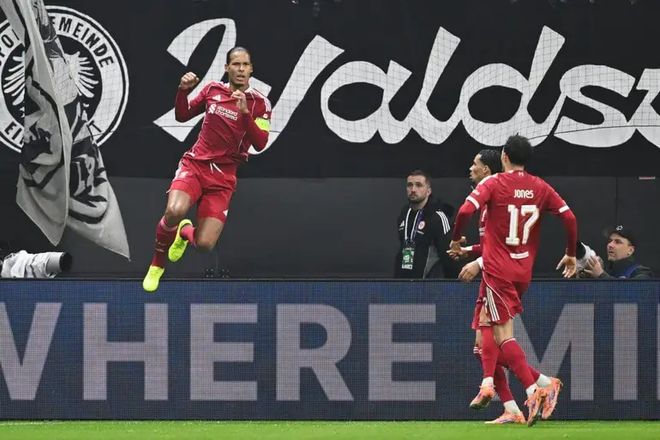 碾压法兰克福！利物浦射正14-1遥遥领先，控球率65%