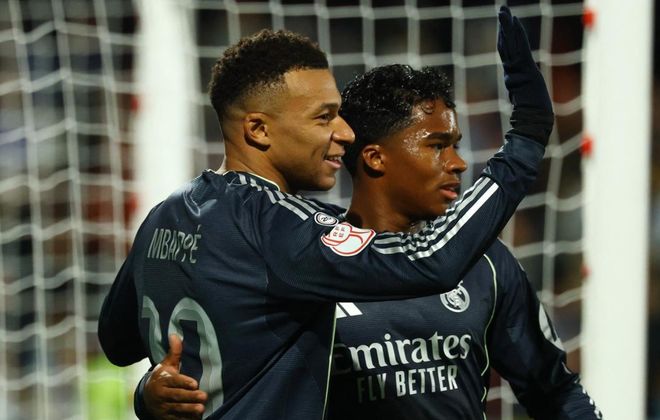 3-2！征服客场，皇马惊险晋级，姆巴佩独造3球，恩德里克哑火