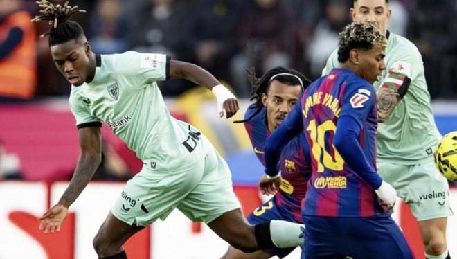 尼科-威廉斯：我和亚马尔有个赌约，看这个赛季谁的进球数多