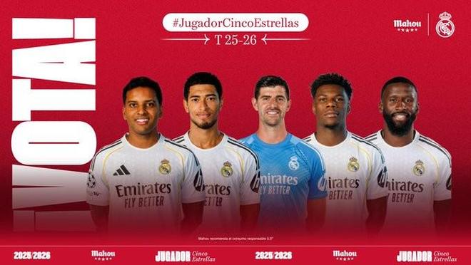 皇马12月最佳候选：罗德里戈、贝林在列，无6球1助攻的姆巴佩