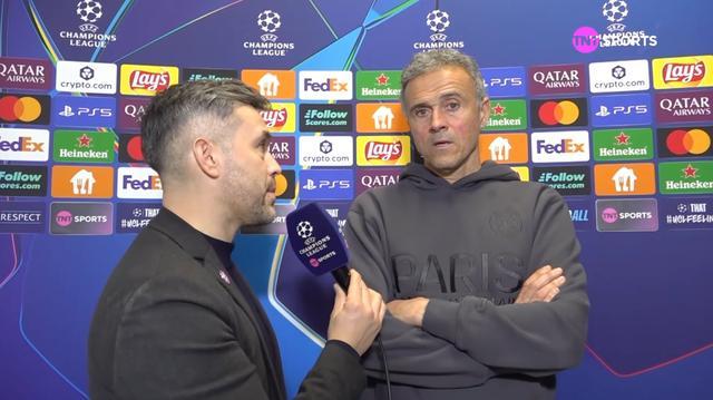 恩里克：对手并不配得上这个结果，我们明显占据绝对优势