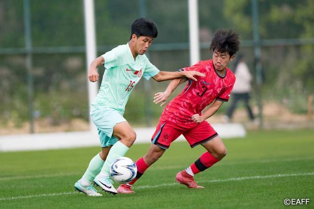 U15国足东亚杯1平1负继续垫底 今日战中国香港