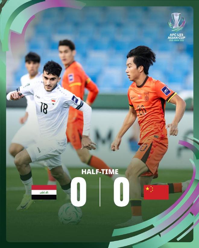 U23国足半场闷平！王博豪杨希失良机，媒体人热议：1大问题曝光