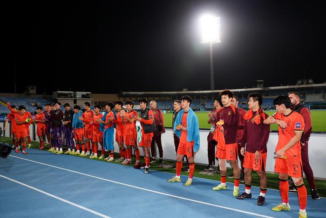 此前2胜13负，U23国足首次在U23亚洲杯收获平局