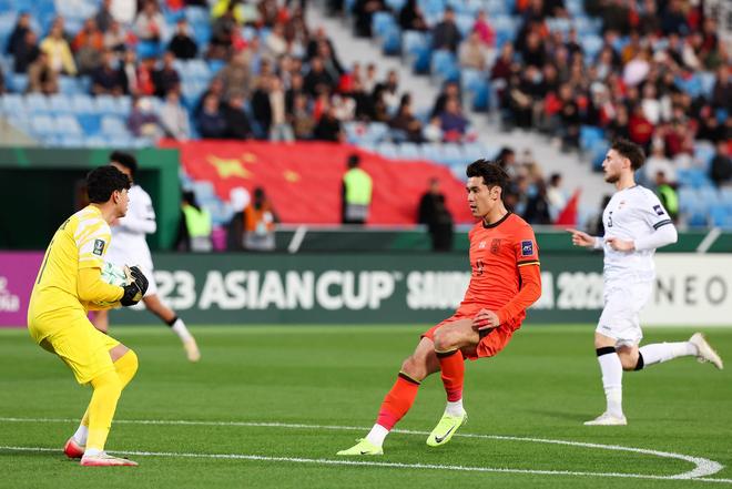 U23国足vs伊拉克半场数据：国足控球率40%，射门6-4，射正0-2