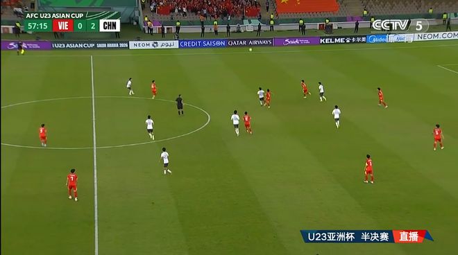 转发！赞！U23国足2比0越南