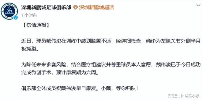 命运多舛！前申花国脚再受重伤，离队后仍厄运不断