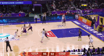 亲自操刀！高诗岩绝平三分可惜不中 山东惜败