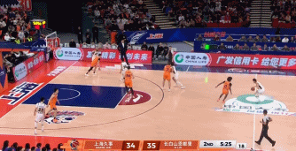 内外开花！刘雁宇面对王哲林连得5分 帮助吉林打停上海