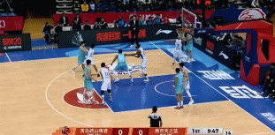 就打了一分半！韦瑟斯庞个人连拿8分帮助青岛10-0打停同曦