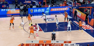 突然对飚！上海&浙江次节末连中五记三分球