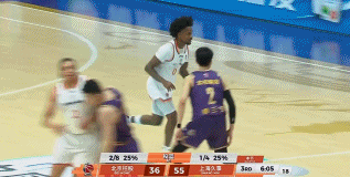 小冲突！孟子凯和洛夫顿纠缠被吹犯规 后者两罚全中