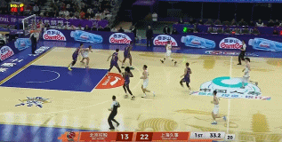 翻江倒海！洛夫顿低位强吃打成2+1&抢断一条龙暴扣