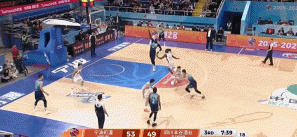 抢占先机！王俊杰反击得手 宁波下半场轰出11-0强势反超