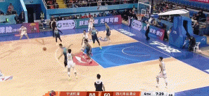 穷追猛打！罗凯文抢断反击暴扣 宁波轰10-2领先四川30分