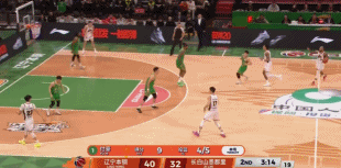 大鹏展翅！威尔逊顺下越过付豪补防单臂砸扣