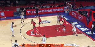 手硬！伊力福拉提三分命中帮助新疆扳平比分 最多曾落后21分
