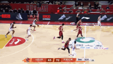 一个人打爆了！哈姆雷特里突外投打停山西 分差上双