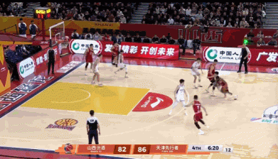 末节独揽19分！山西奈特11中9&三分4中3高效砍下22分6板2助