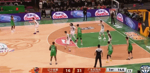 时间刚刚好！付豪二次进攻打进首节压哨抛投