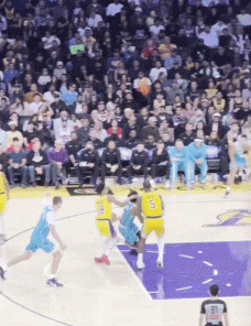 苦苦追赶！詹姆斯反击空中漫步上篮得手 率队迫近比分打停黄蜂