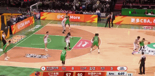 上头了？鄢手骐三分不中 随手拉一把送新疆违体犯规