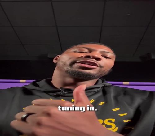 斯玛特录视频向湖人球迷打招呼：很兴奋能向你们展示我的能力