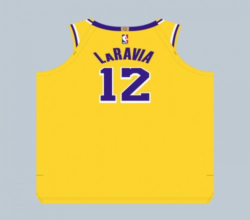 球衣记者：新援拉拉维亚将在湖人穿12号球衣