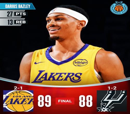 最佳阵容出早了！贝兹利10中8替补砍27分13板+补扣绝杀！