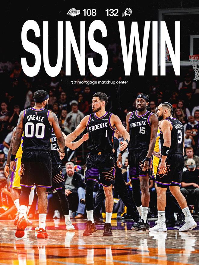 湖三崩！太阳大胜送湖人连败 狄龙25分勒布朗23+6