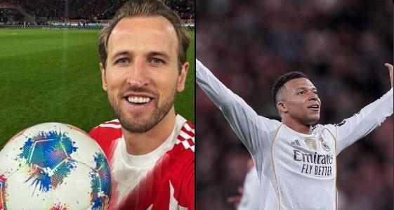 凯恩加盟拜仁后欧冠30场24球，同期仅有姆巴佩进球数与他持平