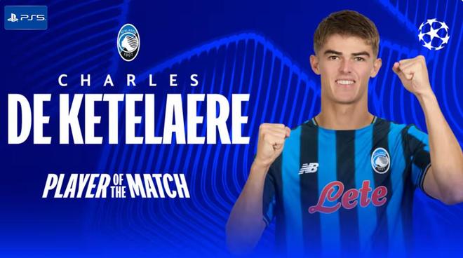 官方：德凯特拉雷当选亚特兰大vs切尔西全场最佳球员