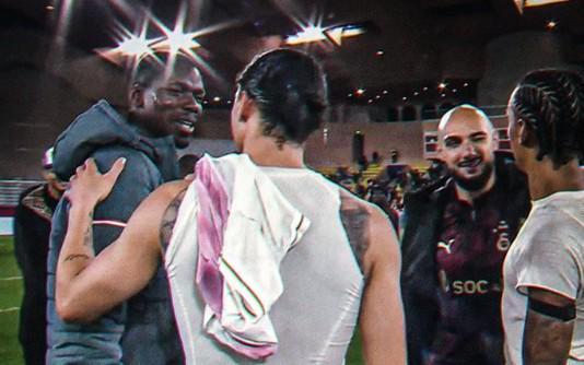 从前的对手再度相遇,博格巴与萨内欧冠相遇赛后寒暄 从前的对手再度相遇,博格巴与萨内欧冠相遇赛后寒暄