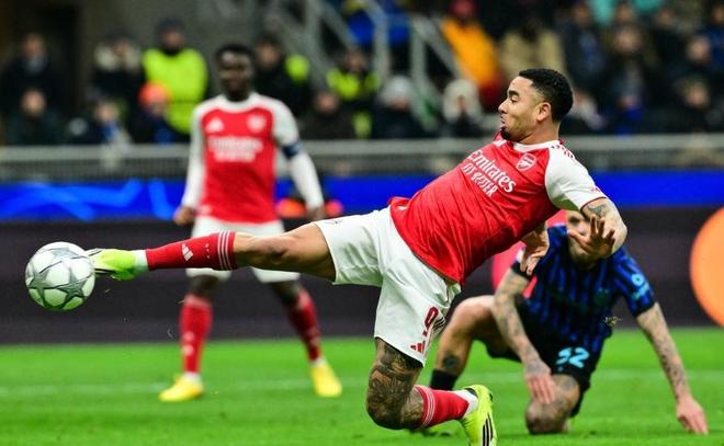 歐冠16強首隊誕生！熱蘇斯雙響，阿森納3-1國米破魔咒造隊史紀錄