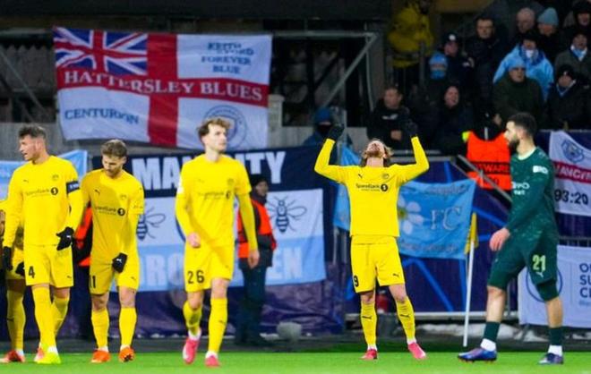 欧冠联赛阶段第7轮曼城客场1-3不敌博德闪耀