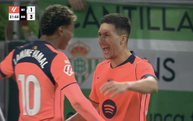 西甲赛场破门，巴尔德吉斩获巴萨生涯处子球