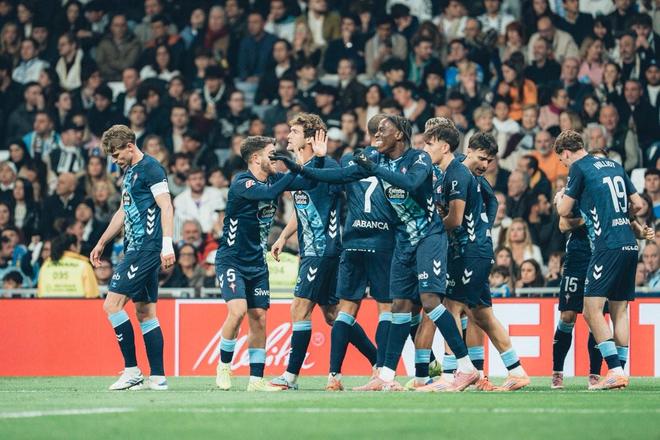 攻陷伯纳乌，塞尔塔时隔19年再度在西甲客场击败皇马