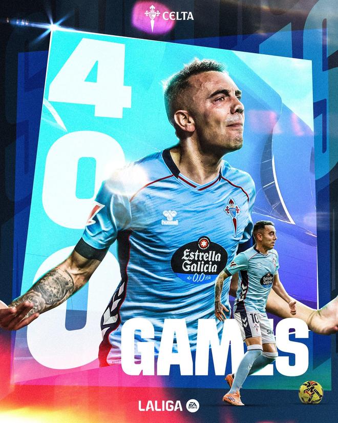 助塞尔塔客胜皇马，阿斯帕斯完成生涯西甲400场里程碑