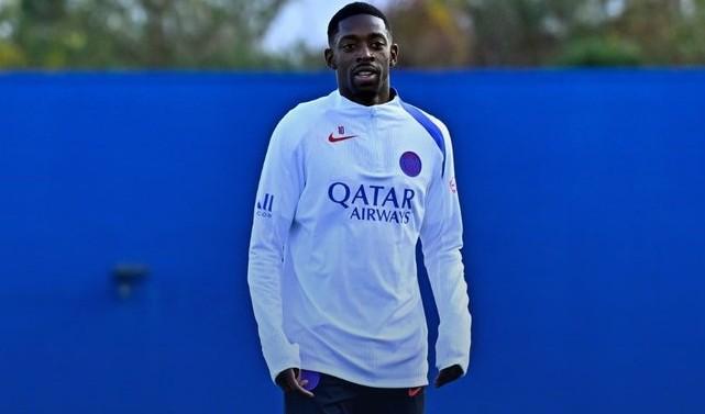 巴黎官方：登贝莱身体不适留队休养，舍瓦利耶继续接受治疗