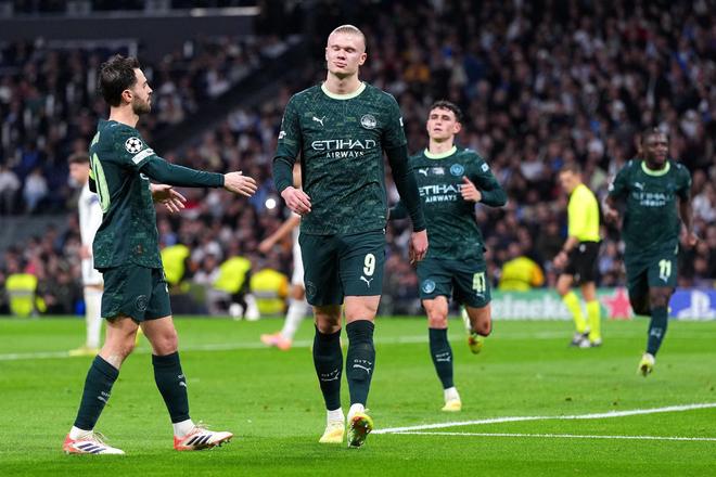 罗德里戈难救主，哈兰德50战51球！曼城2-1逆转，送皇马主场2连败