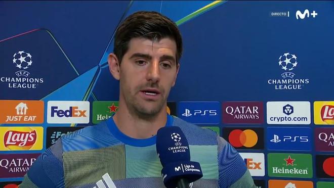 库尔图瓦：第一个丢球多少得怪我，但曼城球员推倒了吕迪格