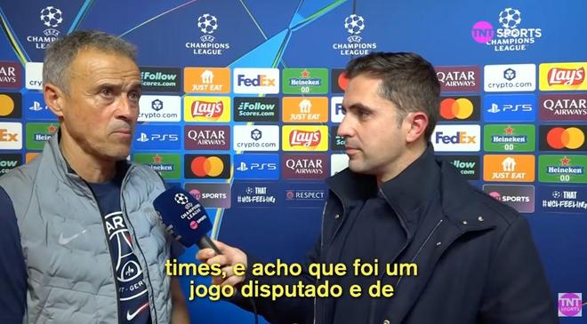 恩里克：0-0通常让人觉得比赛沉闷，但今天完全不是这样