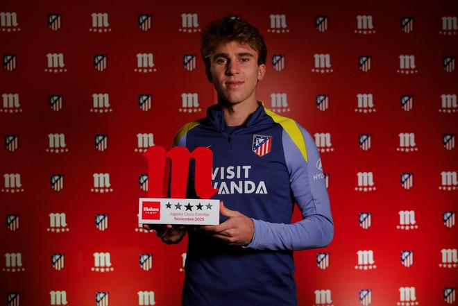 当选马竞11月最佳球员，巴里奥斯：感谢大家的投票，我很高兴