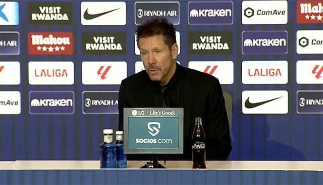 西蒙尼:格列兹曼进球后,我双手指天感谢他的天赋 西蒙尼:格列兹曼进球后,我双手指天感谢他的天赋