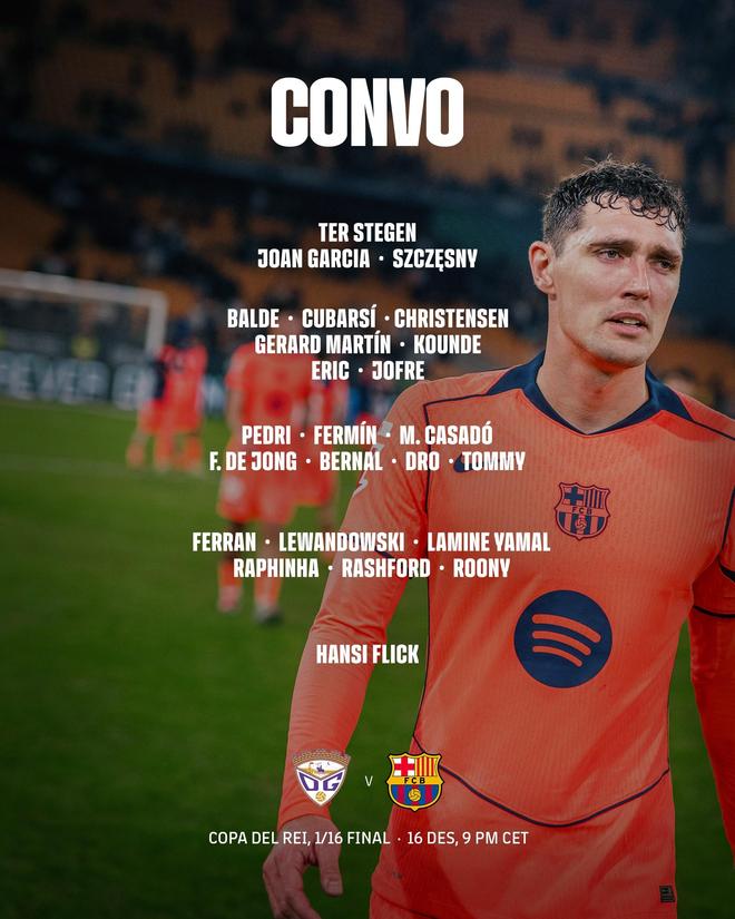 巴萨国王杯大名单：莱万、什琴斯尼在列，特狮、霍安入选