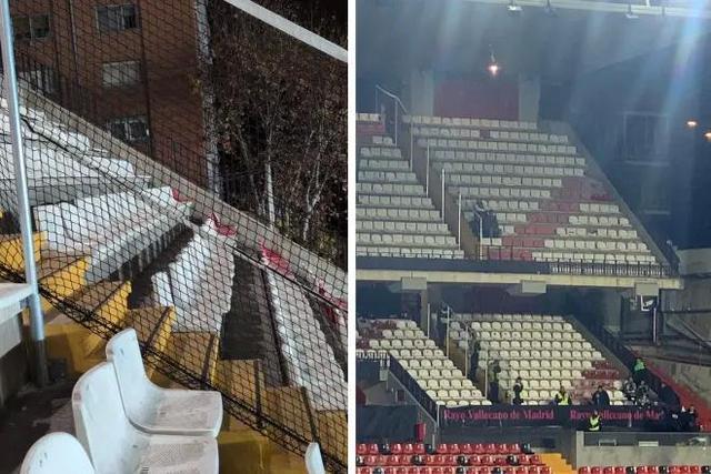 马卡报：巴列卡诺本赛季首次在主场设置客队看台，拥有隔离网