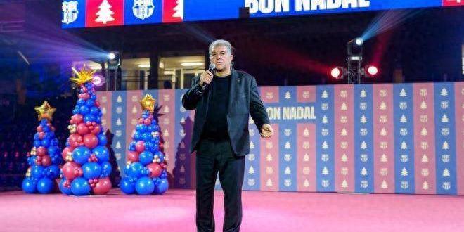 拉波尔塔圣诞晚宴怒斥皇马：“他们用垃圾电视台散播谎言”