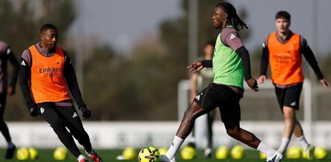 官方：卡马文加、门迪与阿拉巴参加部分合练，阿森西奥存疑