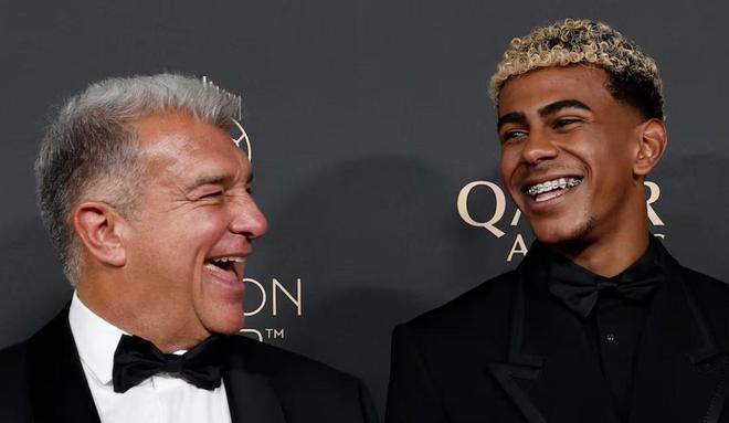 阿斯：拉波尔塔将陪亚马尔一起出席环球足球奖颁奖典礼